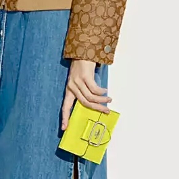 NWT COACH NEW Small Morgan Snap Wallet - Picture 15 of 16